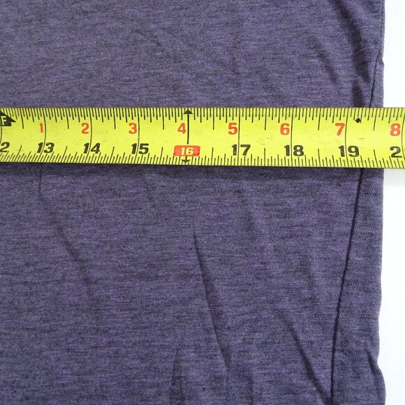 OP Mens Heather Purple Crewneck T-Shirt Size M 38 40 Short Sleeve Casual Classic - Picture 6 of 8
